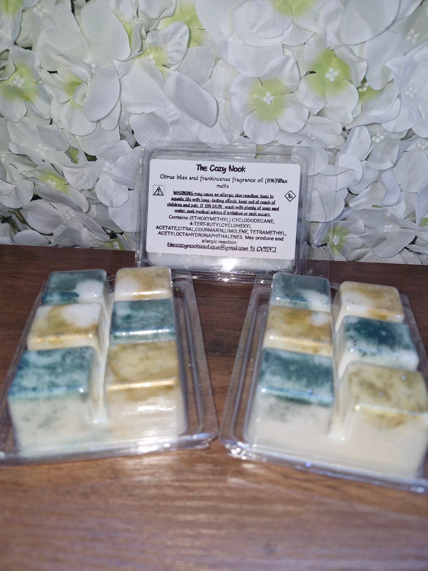 Citrus bliss and frankincense clam shell