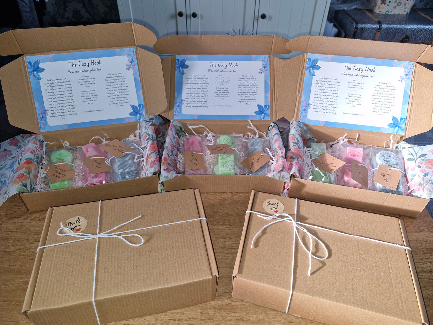 Monthly Wax melt subscription box