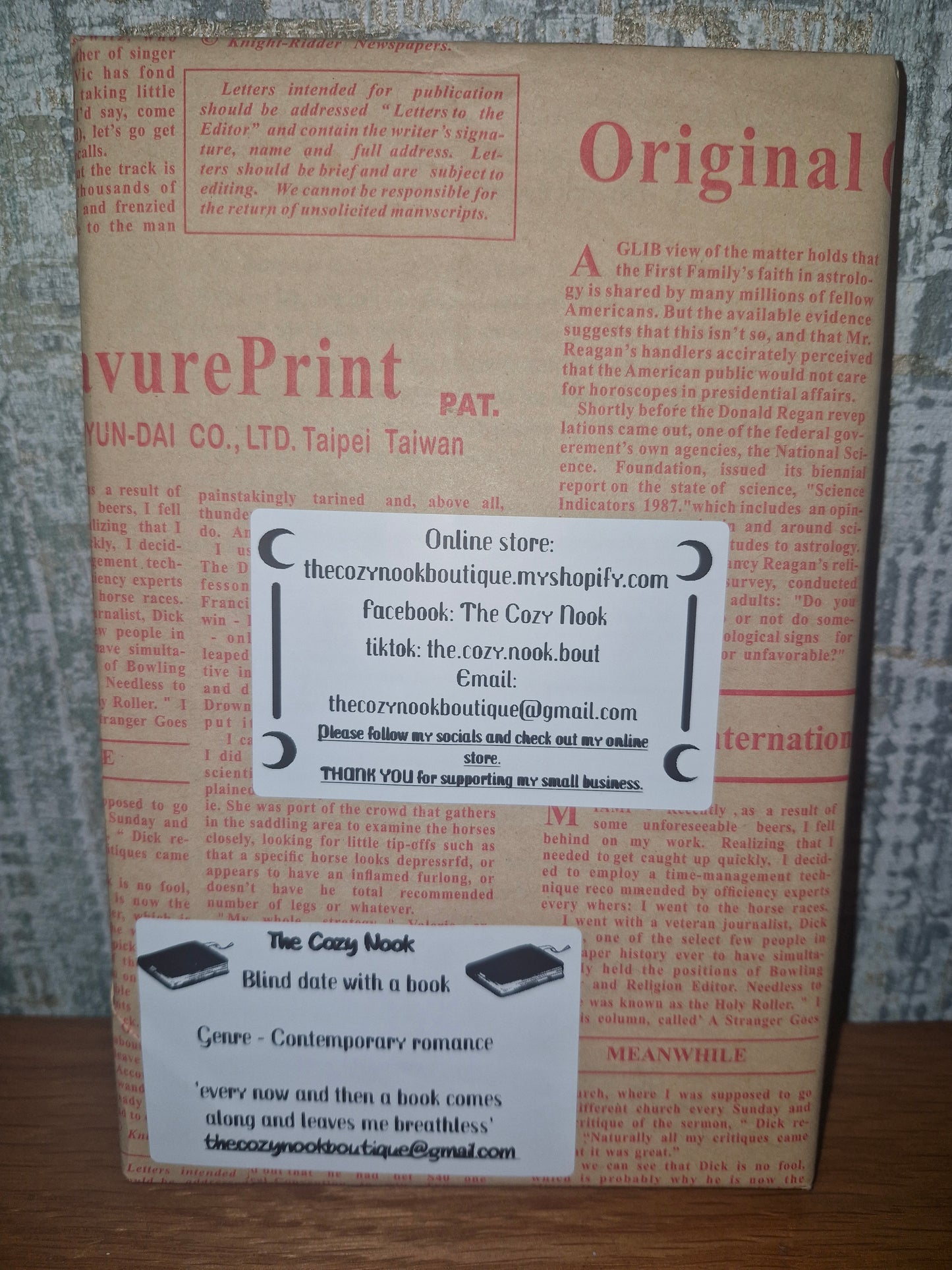 Blind date with a book