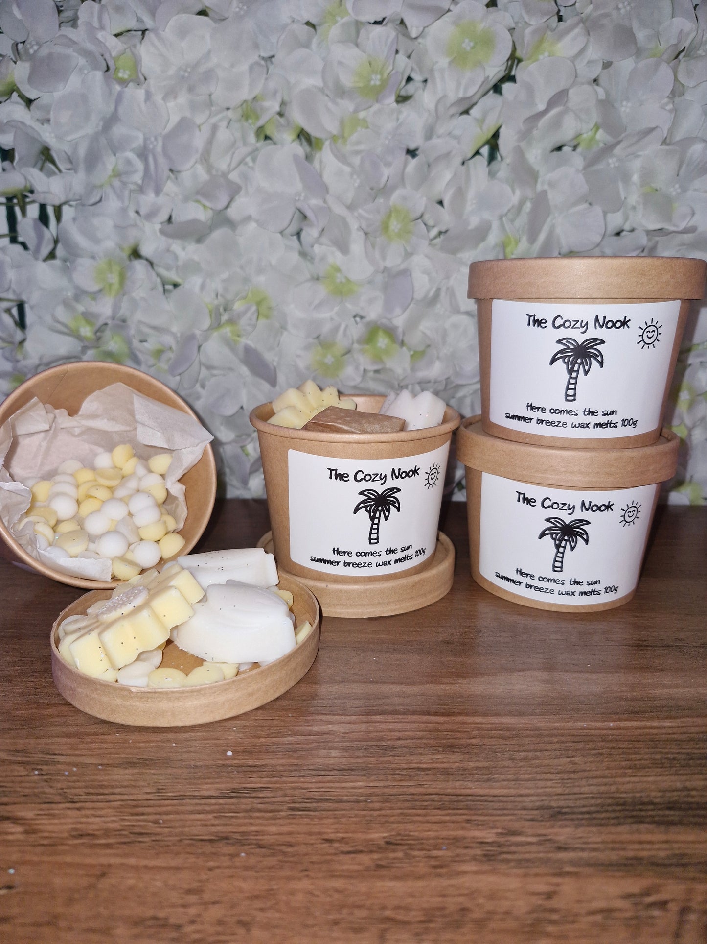 Here comes the sun wax melt tub scented in summer breeze