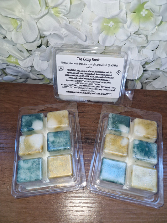 Citrus bliss and frankincense clam shell